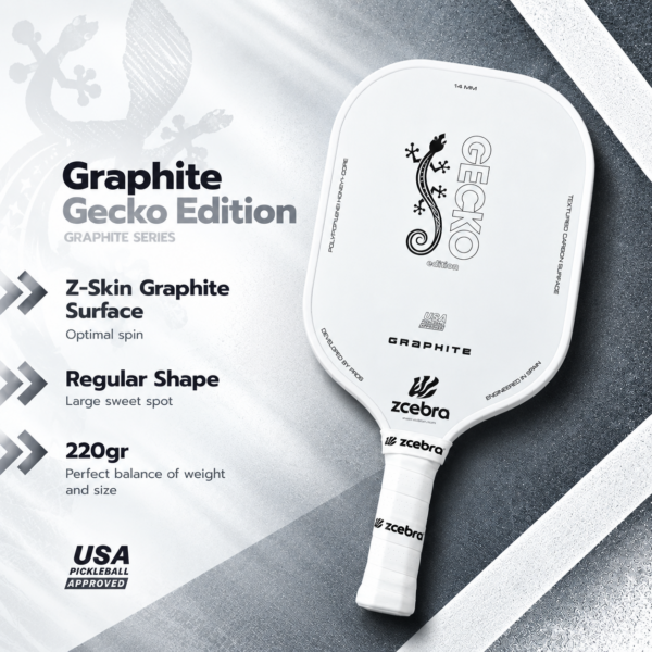 Zcebra Graphite Gecko - White